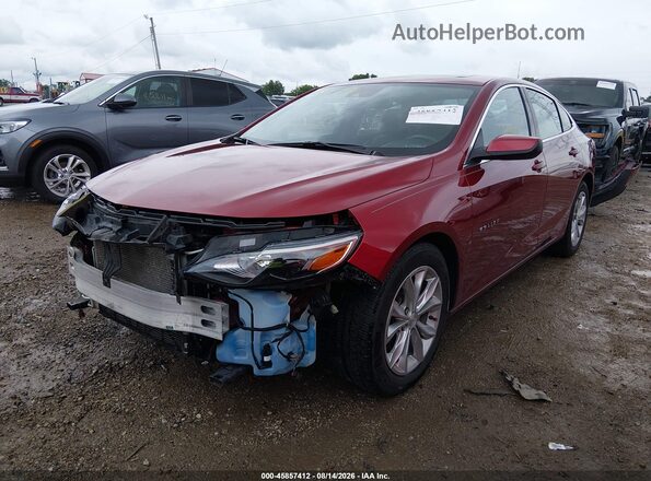 1G1ZD5ST7LF025259 2020 CHEVROLET MALIBU Red წინა ხედი