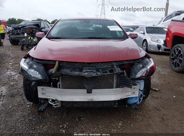 1G1ZD5ST7LF025259 2020 CHEVROLET MALIBU Red უკანა სალონის ხედი