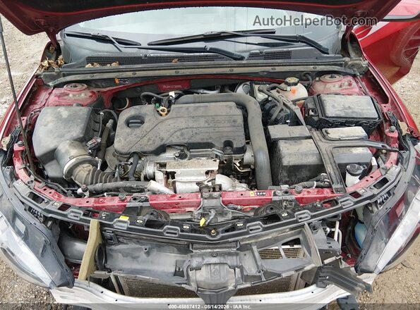 1G1ZD5ST7LF025259 2020 CHEVROLET MALIBU Red უკანა ხედი