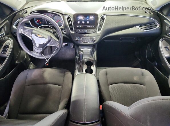 1G1ZD5ST7LF060044 2020 CHEVROLET MALIBU Black Widok deski rozdzielczej
