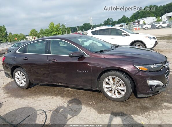 1G1ZD5ST7LF065325 2020 CHEVROLET MALIBU Purple Rear interior view