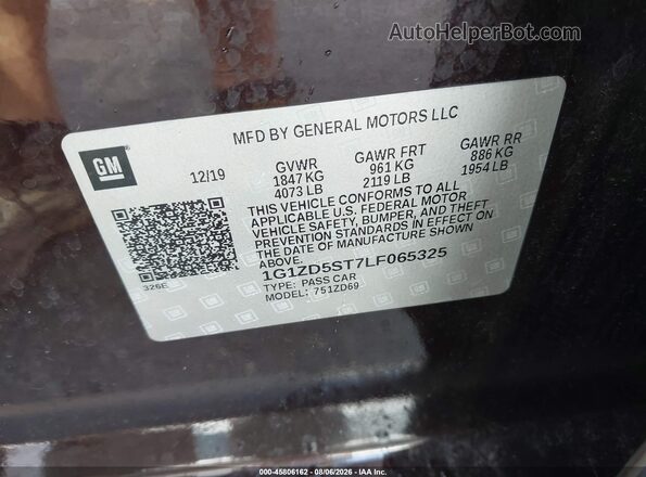 1G1ZD5ST7LF065325 2020 CHEVROLET MALIBU Purple Engine compartment view