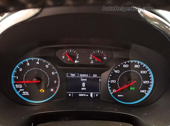 1G1ZD5ST7MF047490 2021 CHEVROLET MALIBU Black Vista del cuadro de instrumentos