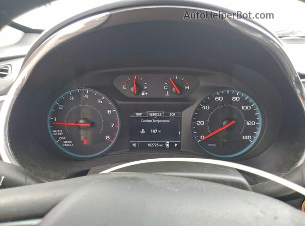 1G1ZD5ST7MF065827 2021 CHEVROLET MALIBU Blue Instrument cluster view
