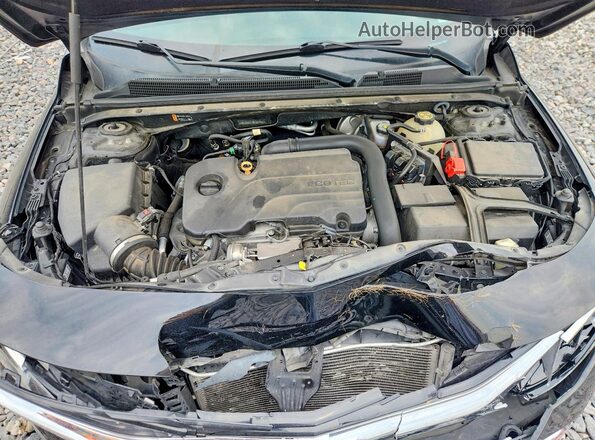 1G1ZD5ST7MF087407 2021 CHEVROLET MALIBU Черный Вид задней части салона