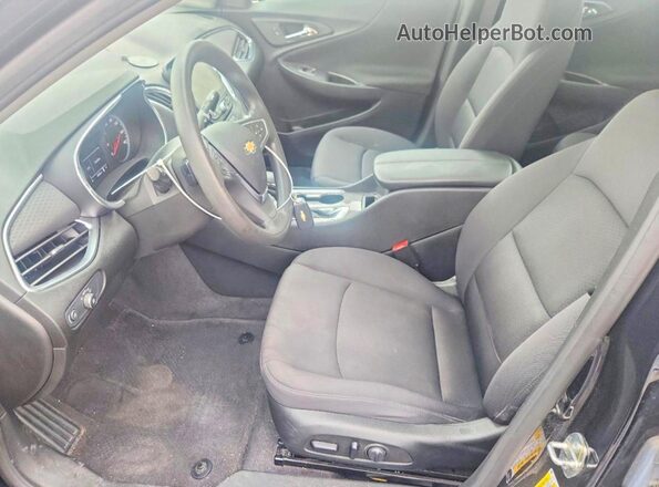 1G1ZD5ST7MF087407 2021 CHEVROLET MALIBU Черный Вид салона спереди