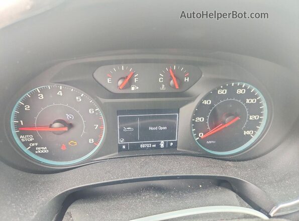 1G1ZD5ST7MF087407 2021 CHEVROLET MALIBU Черный Вид щитка приборов