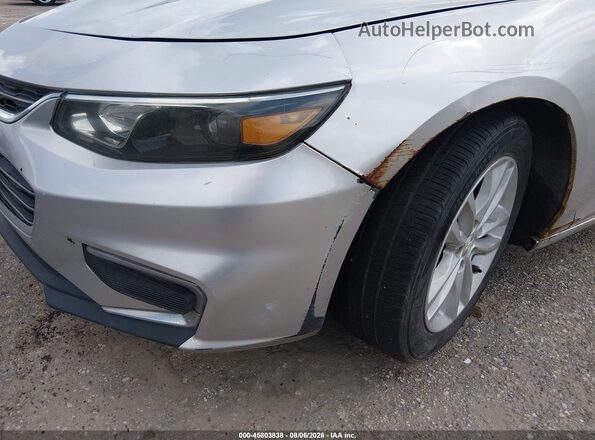 1G1ZD5ST8JF108597 2018 CHEVROLET MALIBU Silver Widok z przodu