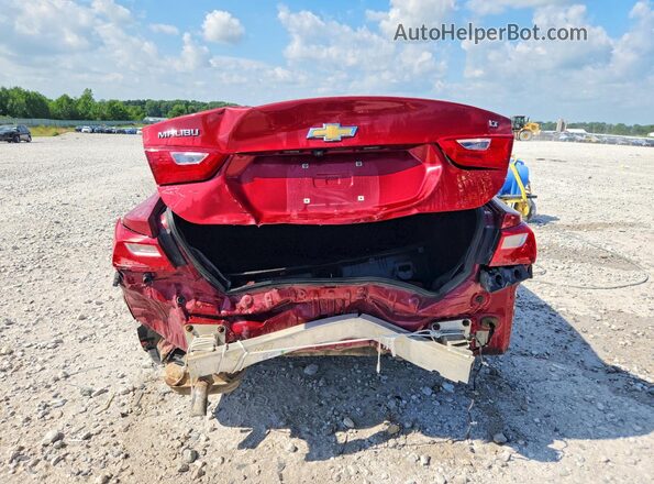 1G1ZD5ST8JF145682 2018 CHEVROLET MALIBU Красный Вид сзади