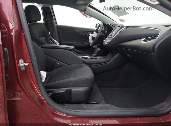 1G1ZD5ST8JF213107 2018 CHEVROLET MALIBU Темно-бордовый Вид салона спереди
