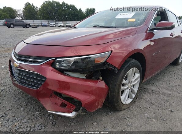 1G1ZD5ST8JF213107 2018 CHEVROLET MALIBU Темно-бордовый Вид спереди