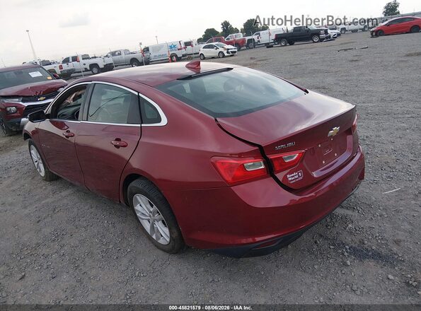 1G1ZD5ST8JF213107 2018 CHEVROLET MALIBU Темно-бордовый Задняя левая четверть