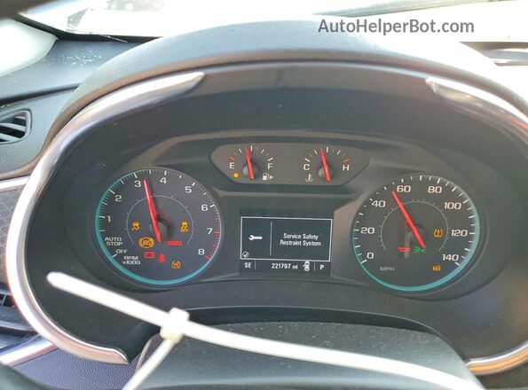1G1ZD5ST8JF275865 2018 CHEVROLET MALIBU Серебряный Вид щитка приборов