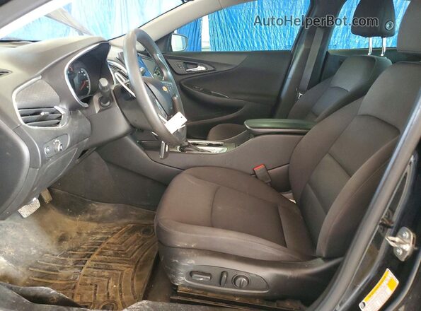 1G1ZD5ST8KF136000 2019 CHEVROLET MALIBU Черный Вид салона спереди