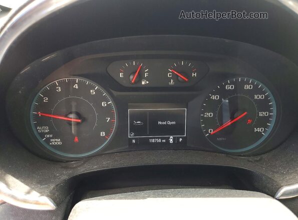 1G1ZD5ST8LF021253 2020 CHEVROLET MALIBU Фиолетовый Вид щитка приборов