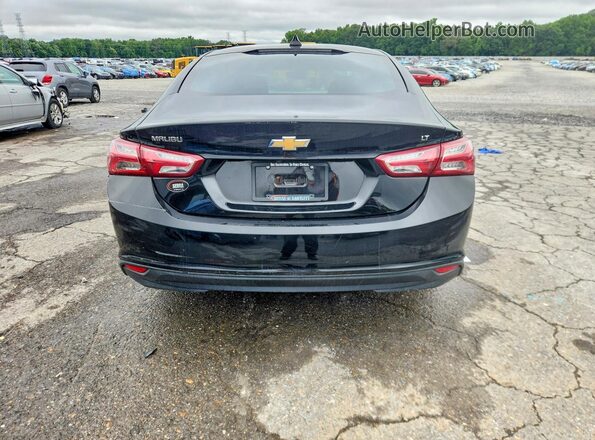 1G1ZD5ST8LF026436 2020 CHEVROLET MALIBU Black უკანა ხედი