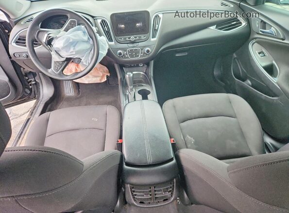 1G1ZD5ST8LF026436 2020 CHEVROLET MALIBU Black წინა პანელის ხედი