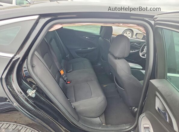 1G1ZD5ST8LF026436 2020 CHEVROLET MALIBU Black უკანა სავარძლების ხედი