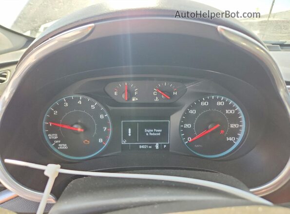 1G1ZD5ST8LF127556 2020 CHEVROLET MALIBU Черный Вид щитка приборов