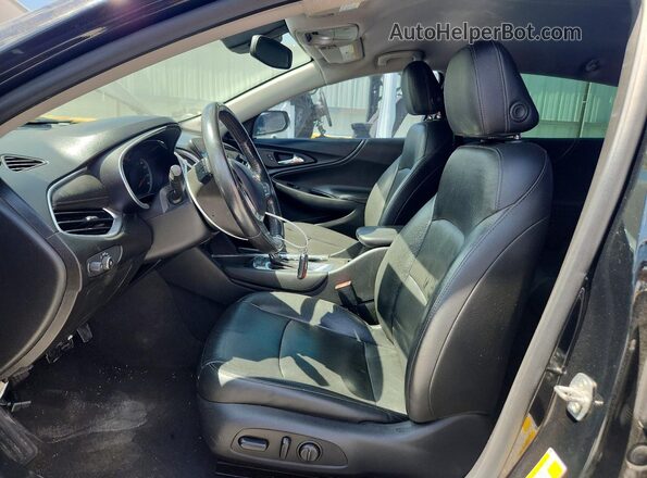 1G1ZD5ST8LF127556 2020 CHEVROLET MALIBU Черный Вид салона спереди