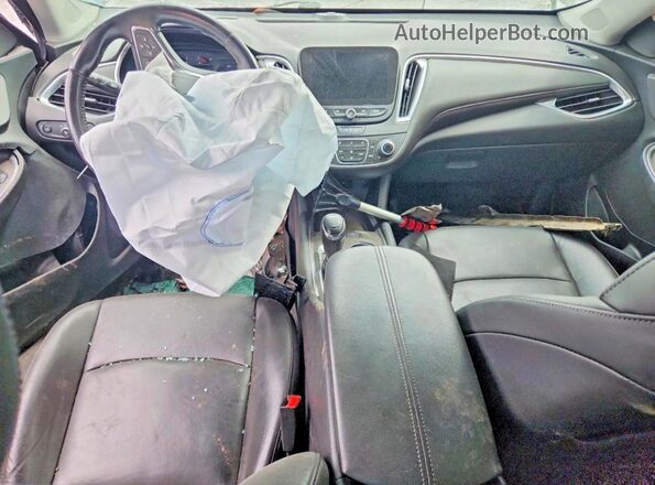 1G1ZD5ST8LF148410 2020 CHEVROLET MALIBU Black Widok deski rozdzielczej
