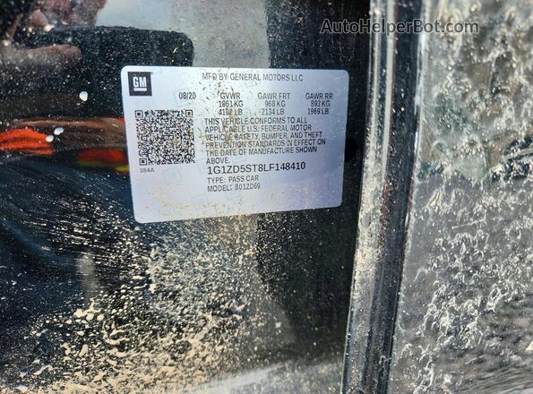 1G1ZD5ST8LF148410 2020 CHEVROLET MALIBU Black Widok komory silnika