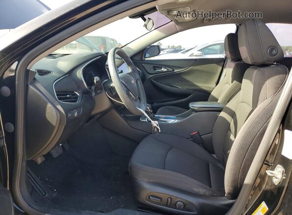 1G1ZD5ST8MF061642 2021 CHEVROLET MALIBU Черный Вид салона спереди