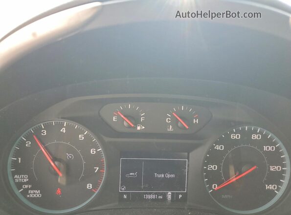 1G1ZD5ST8NF158700 2022 CHEVROLET MALIBU Черный Вид щитка приборов