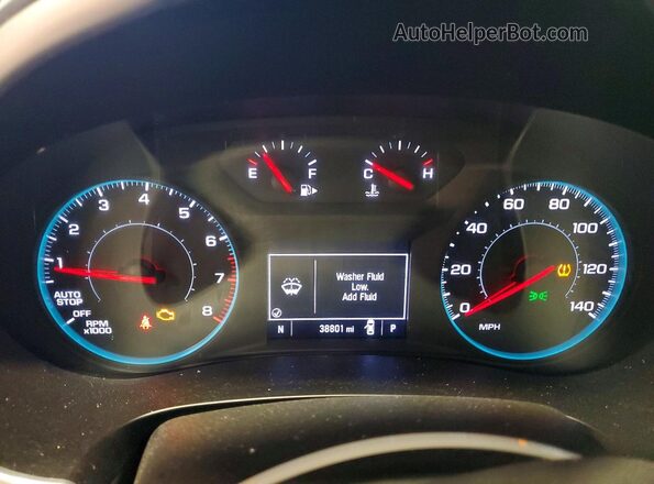 1G1ZD5ST8RF188950 2024 CHEVROLET MALIBU Gray Вид щитка приладів