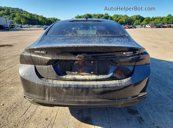 1G1ZD5ST9JF109550 2018 CHEVROLET MALIBU Black Вид ззаду