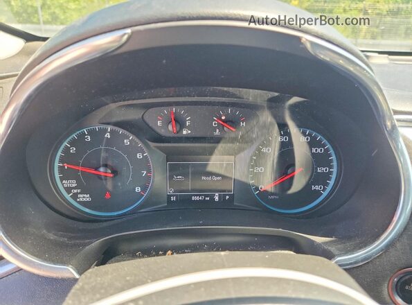 1G1ZD5ST9JF253373 2018 CHEVROLET MALIBU Silver Вид щитка приладів