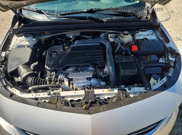 1G1ZD5ST9JF253373 2018 CHEVROLET MALIBU Silver Вид задньої частини салону