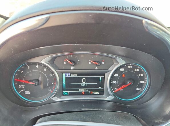 1G1ZD5ST9JF256838 2018 CHEVROLET MALIBU Red Vista del cuadro de instrumentos