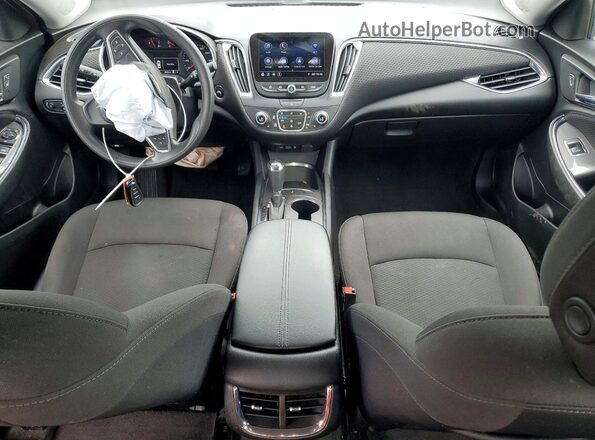 1G1ZD5ST9KF112708 2019 CHEVROLET MALIBU Белый Вид панели приборов