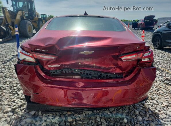 1G1ZD5ST9KF154067 2019 CHEVROLET MALIBU Красный Вид сзади