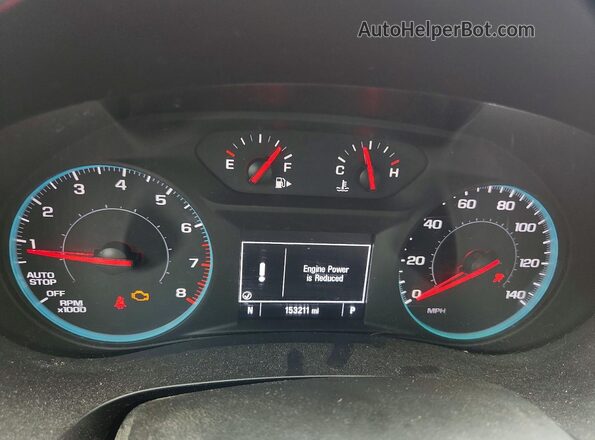 1G1ZD5ST9KF162881 2019 CHEVROLET MALIBU Red Вид щитка приладів