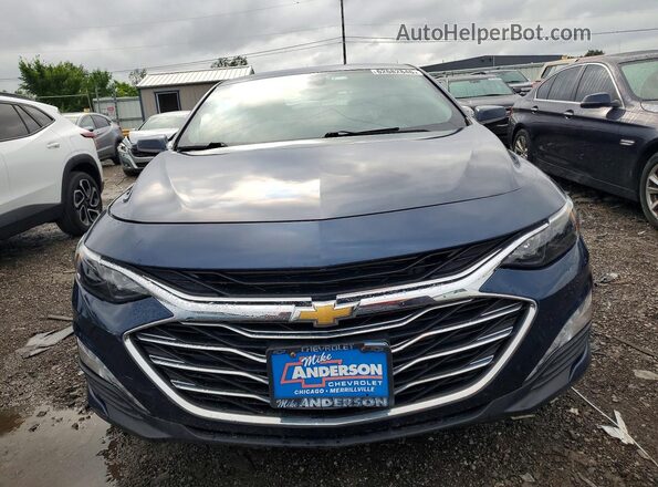 1G1ZD5ST9LF022413 2020 CHEVROLET MALIBU Синий Вид спереди