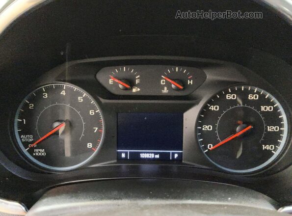 1G1ZD5ST9LF061552 2020 CHEVROLET MALIBU Silver Instrument cluster view