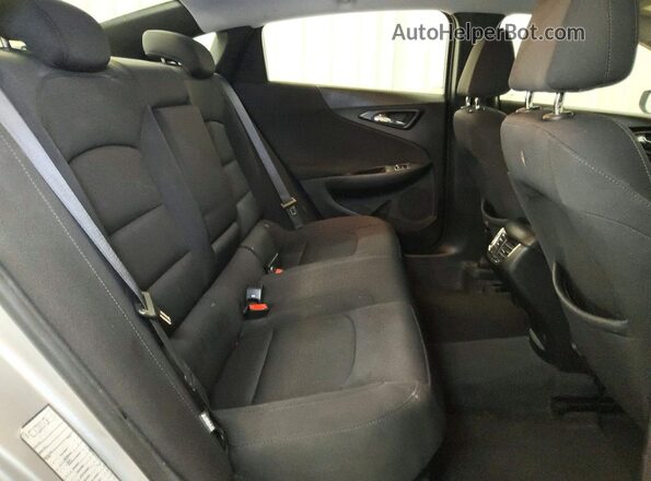 1G1ZD5ST9LF061552 2020 CHEVROLET MALIBU Silver Rear seats view