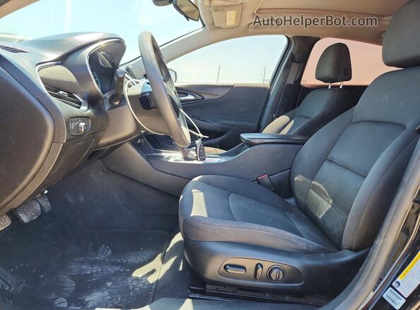 1G1ZD5ST9MF026933 2021 CHEVROLET MALIBU Черный Вид салона спереди