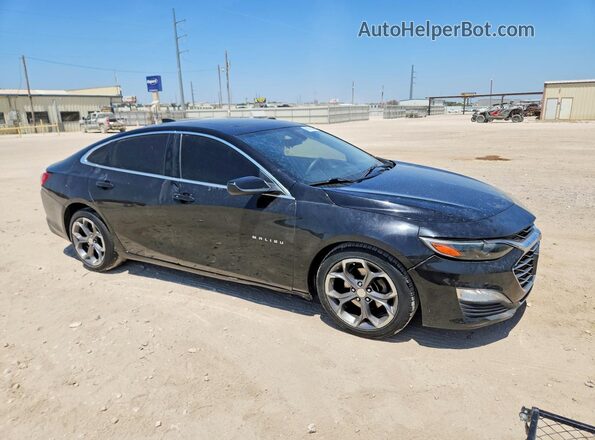 1G1ZD5ST9MF026933 2021 CHEVROLET MALIBU Черный Передняя правая четверть