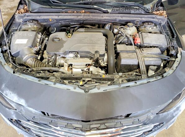 1G1ZD5ST9MF027614 2021 CHEVROLET MALIBU Черный Вид задней части салона