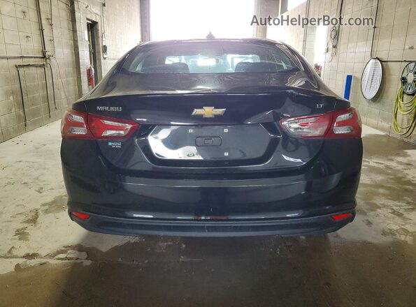 1G1ZD5ST9MF027614 2021 CHEVROLET MALIBU Черный Вид сзади