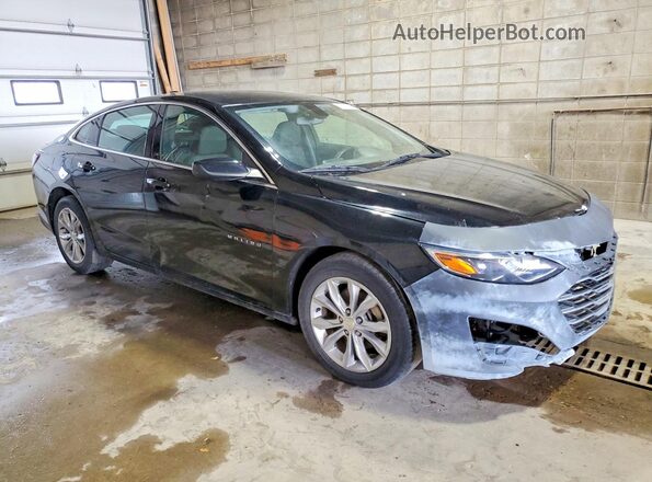 1G1ZD5ST9MF027614 2021 CHEVROLET MALIBU Черный Передняя правая четверть