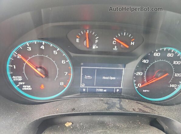 1G1ZD5ST9NF131862 2022 CHEVROLET MALIBU Серебряный Вид щитка приборов