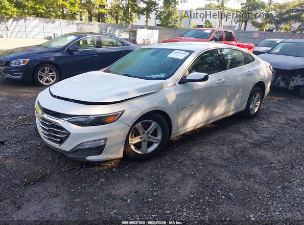 1G1ZD5ST9NF150704 2022 CHEVROLET MALIBU Белый Передняя левая четверть