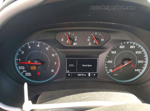 1G1ZD5ST9NF211064 2022 CHEVROLET MALIBU Black ხელსაწყოთა პანელის ხედი