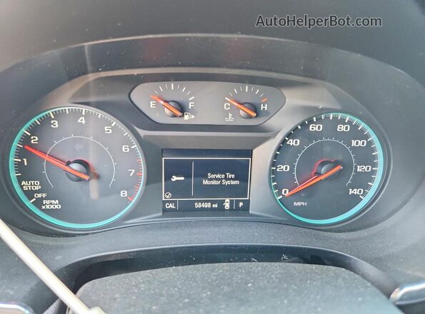 1G1ZD5STXKF118873 2019 CHEVROLET MALIBU Black ხელსაწყოთა პანელის ხედი