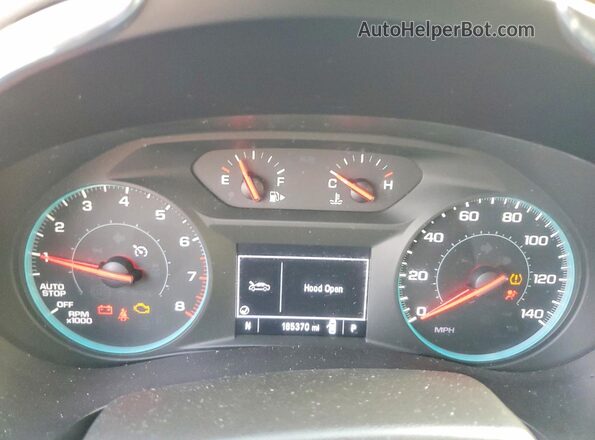 1G1ZD5STXLF029418 2020 CHEVROLET MALIBU White ხელსაწყოთა პანელის ხედი