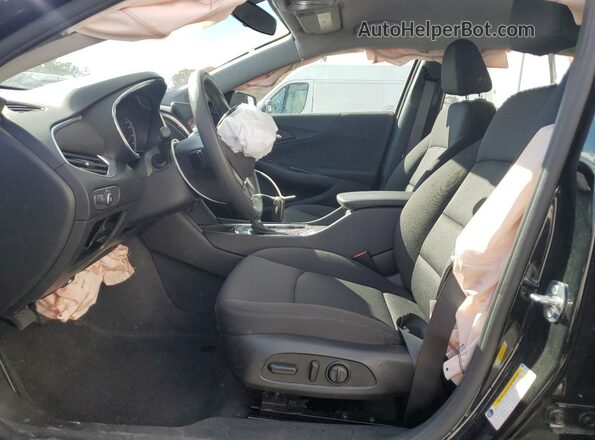 1G1ZD5STXLF157674 2020 CHEVROLET MALIBU Black Вид салону спереду